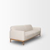 Hale Sofa with Medium Brown Wood and Oatmeal Fabric thumbnail 7