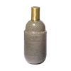 Toba II Tall Brown/Gold Spotted Gourd Style Vase thumbnail 0