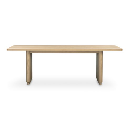 Round Off Small Dining Table Natural Oak