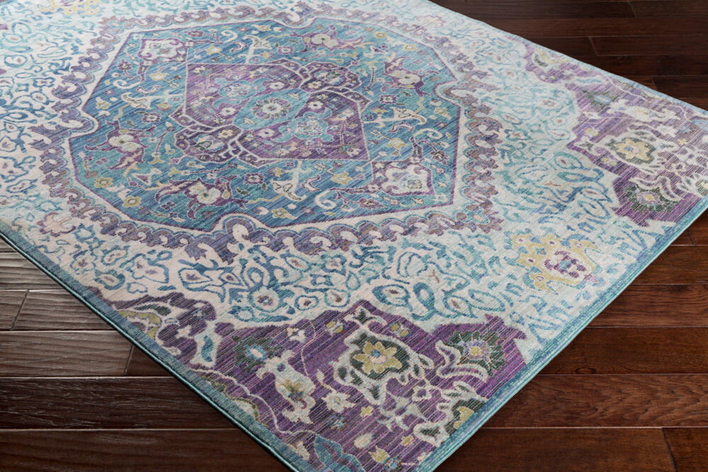 Germili Machine Woven Rug, by Surya, 1'3.75" length x 1'3.75" width