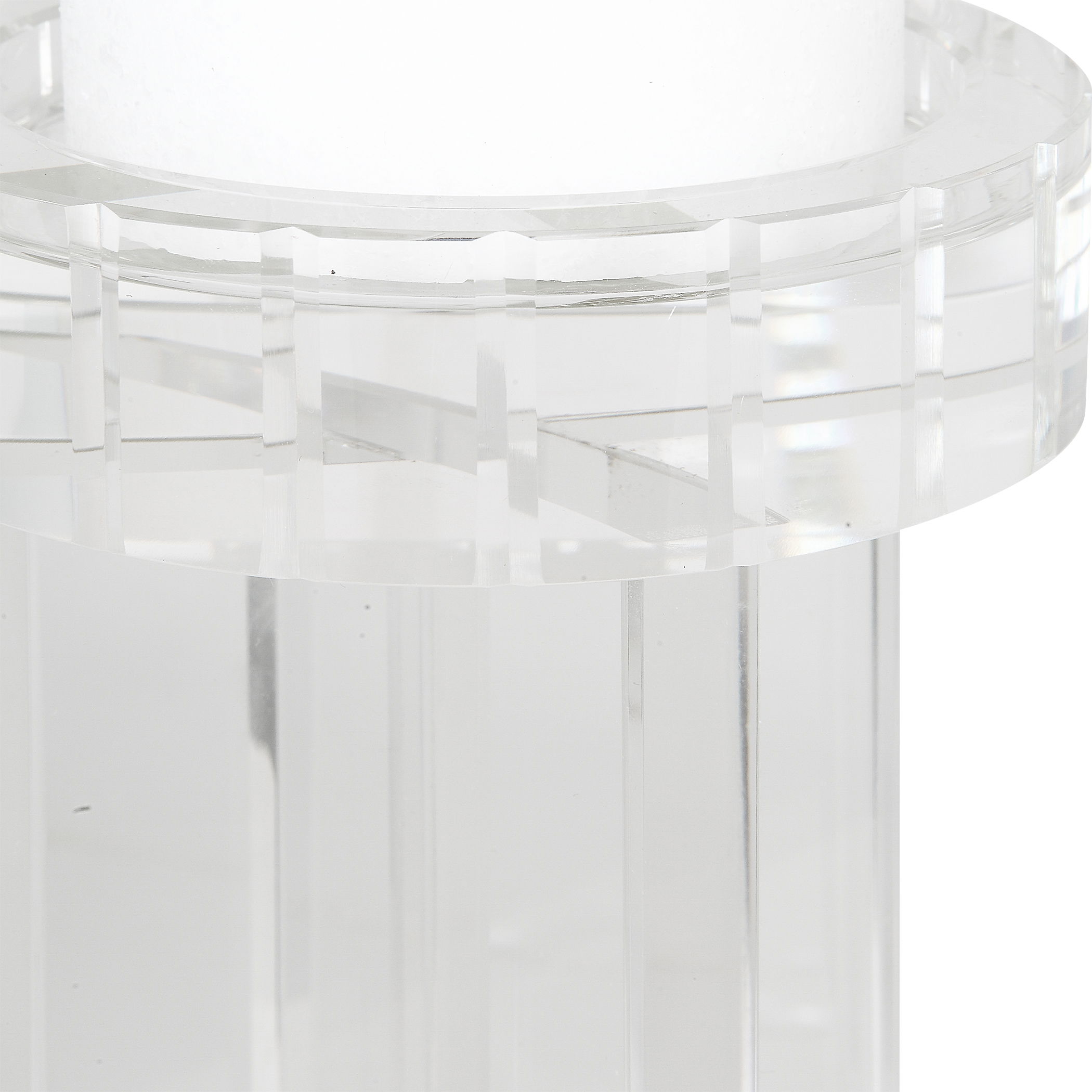 Crystal Pillar Candleholders, Set/2 large image 