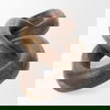 Tayla Large Medium Brown Wood Chain Link thumbnail 2