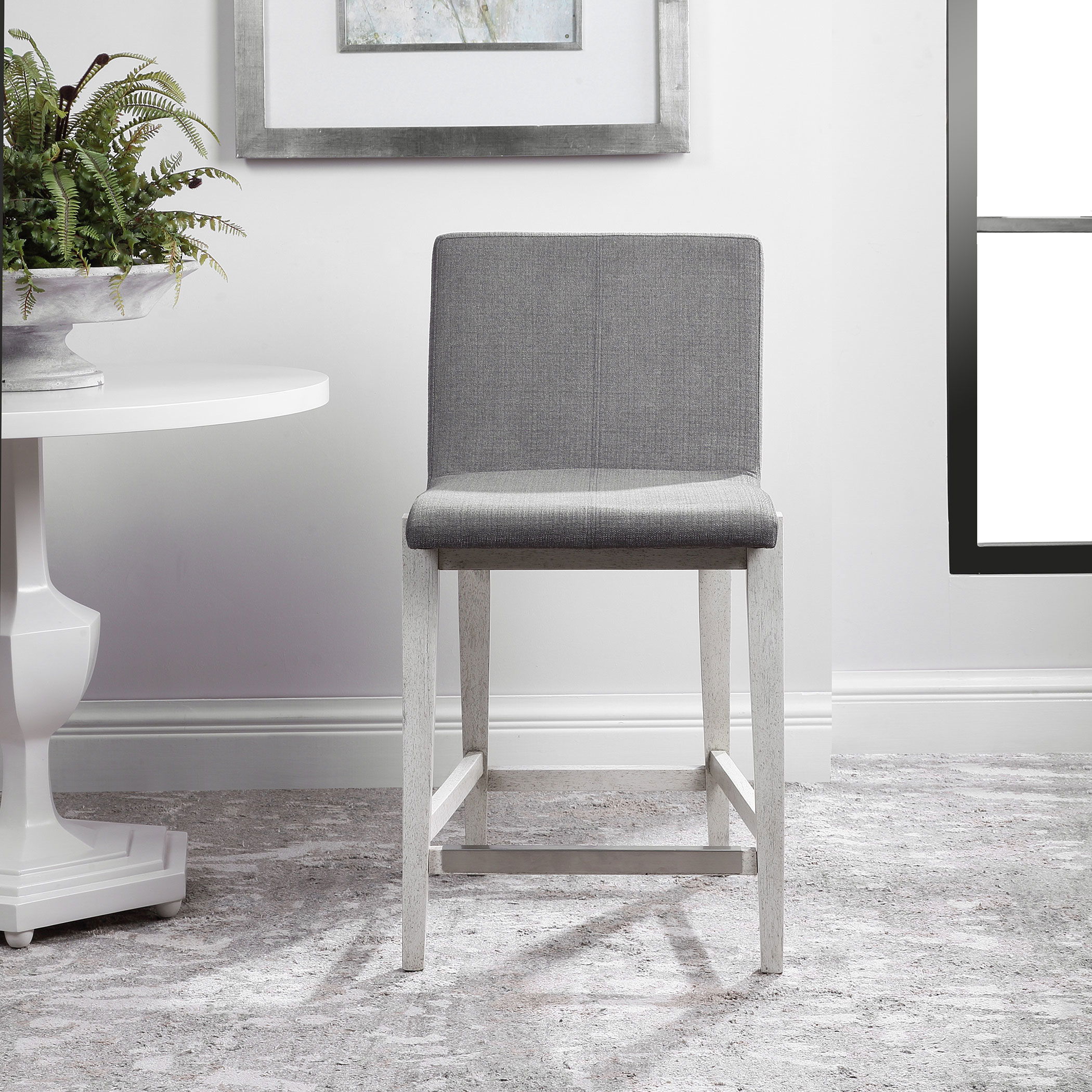 Brazos Gray Counter Stool large image 