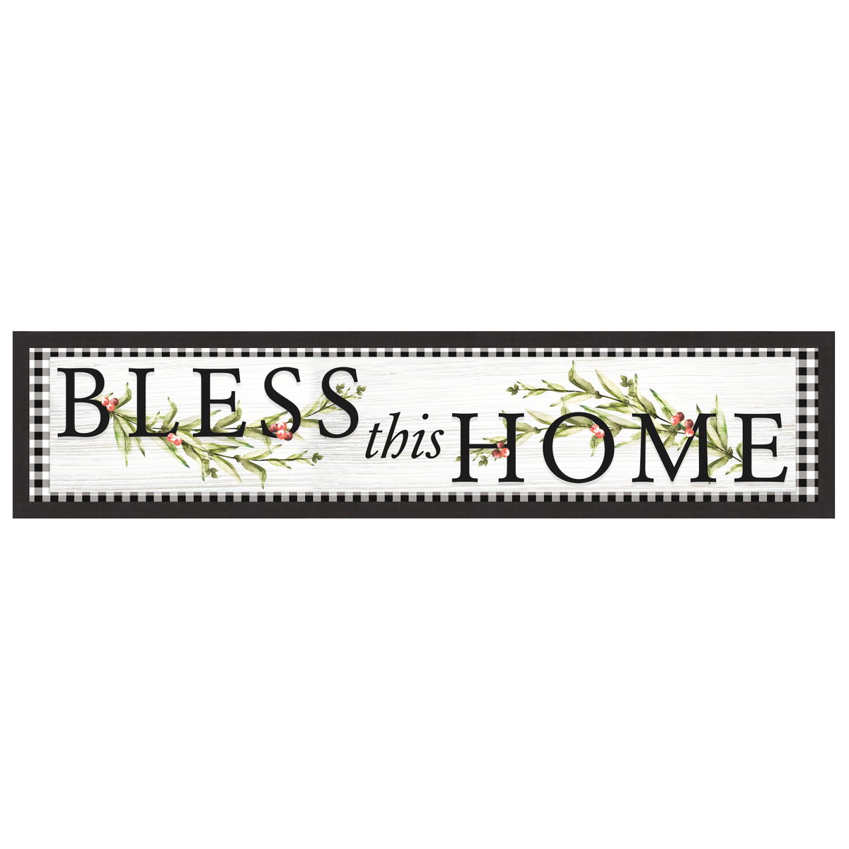 Bless This Home Country Quote Wall Decals, by York Wall, 3' length x 8.62" width x 0.02" depth