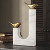 Songbirds Brass Sculpture, Decorative by Uttermost, 10.75" width x 13.25" height x 1.75" depth thumbnail 5