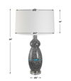 Velino Curvy Glass Table Lamp thumbnail 2