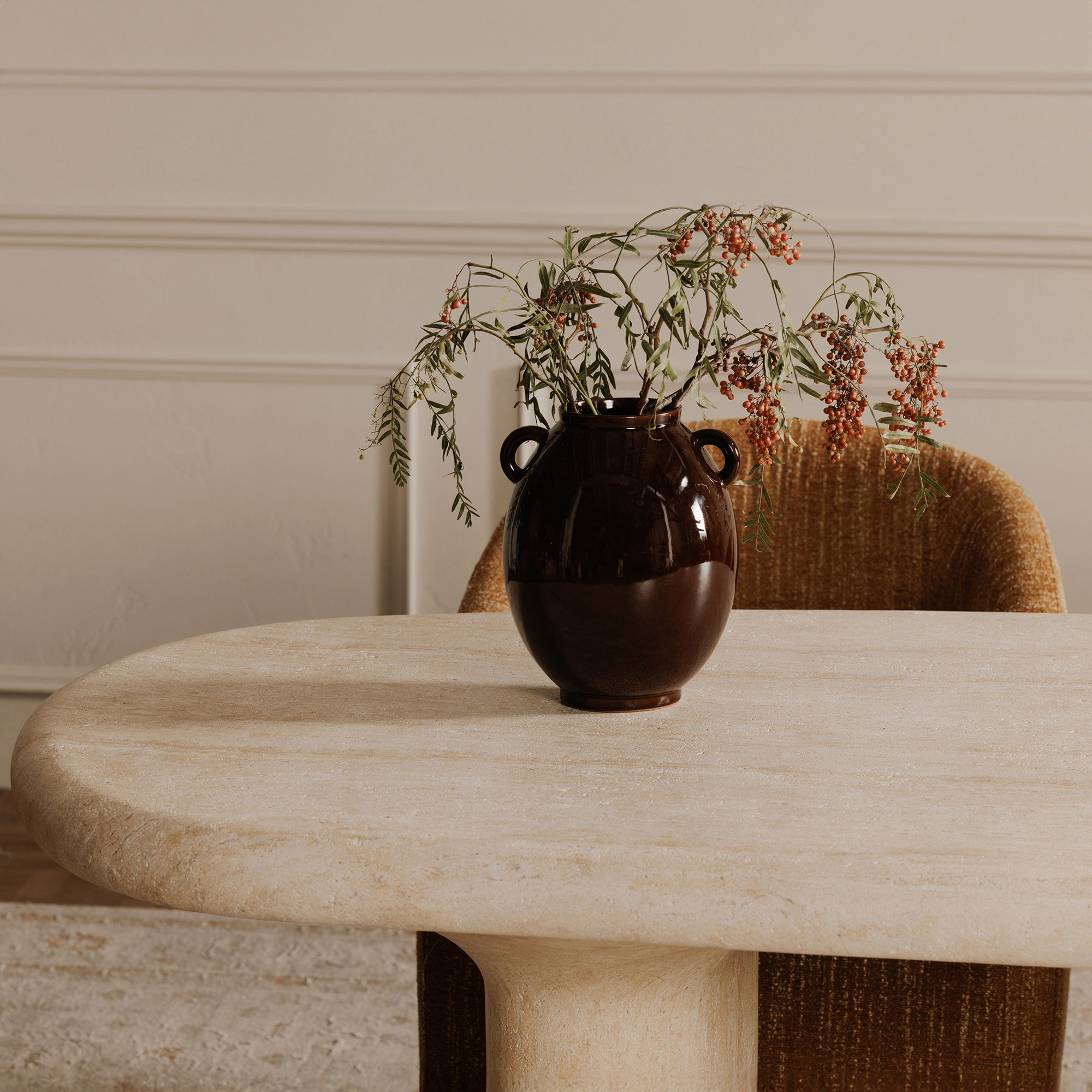 Warby Outdoor Dining Table, Outdoor Table by Moe's Home, 6'6" width x 2'6" height x 3'6" depth View 8