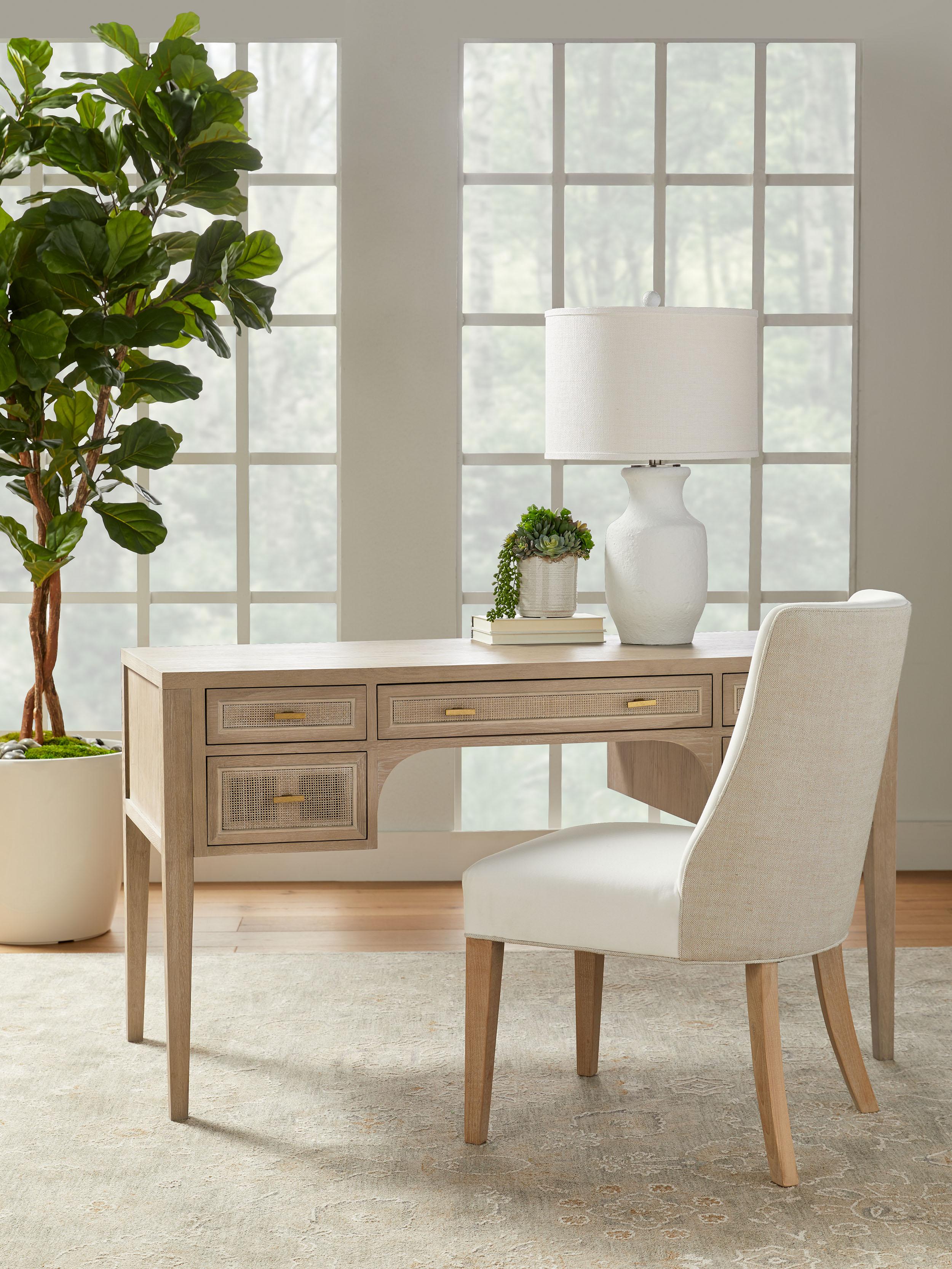 Cane Desk, by Essentials for Living, 55" width x 31.25" height x 24" depth View 13