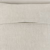 Mae 20L x 20W Beige Fabric Pillow Cover, Decorative Pillow by Mercana, 20" length x 20" width x 0.2" height thumbnail 10