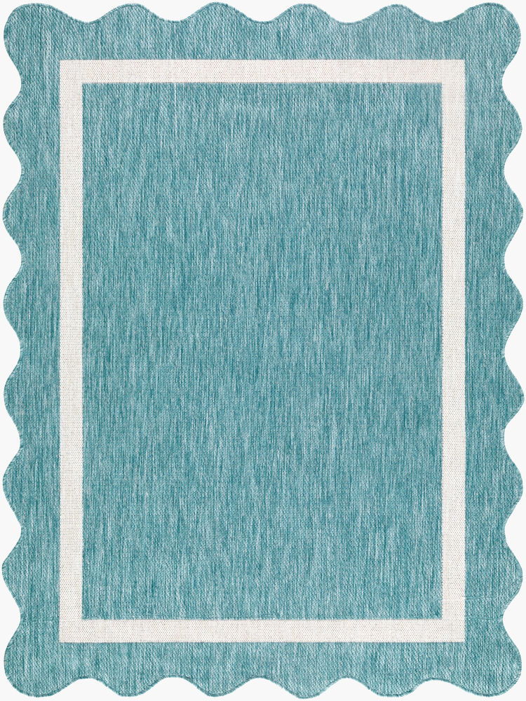 Miami Beach Machine Woven Rug, by Surya, 3'9.28" length x 2'3.56" width