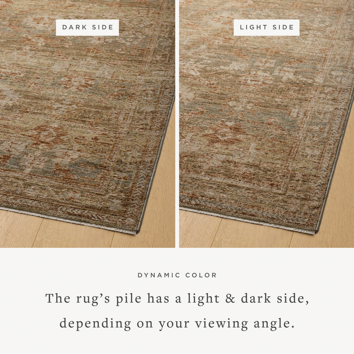 Magnolia Home by Joanna Gaines x Loloi Junie Rug, 5'3" length x 5'3" width View 4