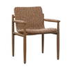 Sumba Golden Flax Outdoor Lounge Chair, Outdoor Chair by Uttermost, 2'3.5" width x 2'9.5" height x 2'5.1" depth thumbnail 2