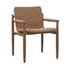 Sumba Golden Flax Outdoor Lounge Chair, Outdoor Chair by Uttermost, 2'3.5" width x 2'9.5" height x 2'5.1" depth thumbnail 2
