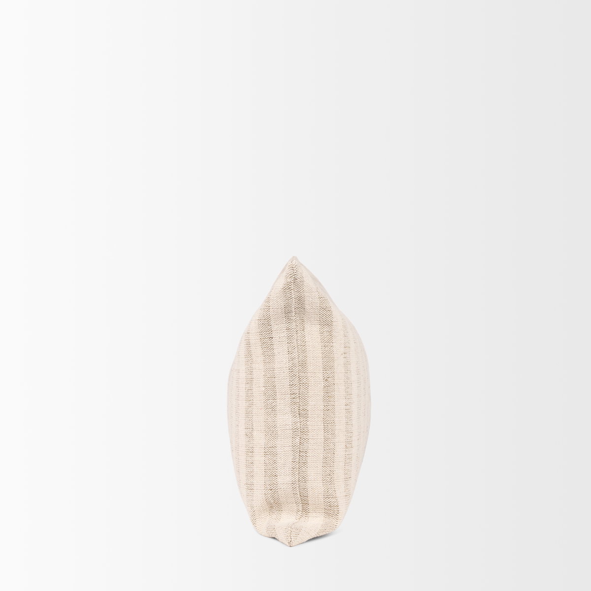 Jace 14x26 Cream with Beige Stripe Lumbar Decorative Pillow Cover, by Mercana, 14" length x 26" width x 0.2" height View 7