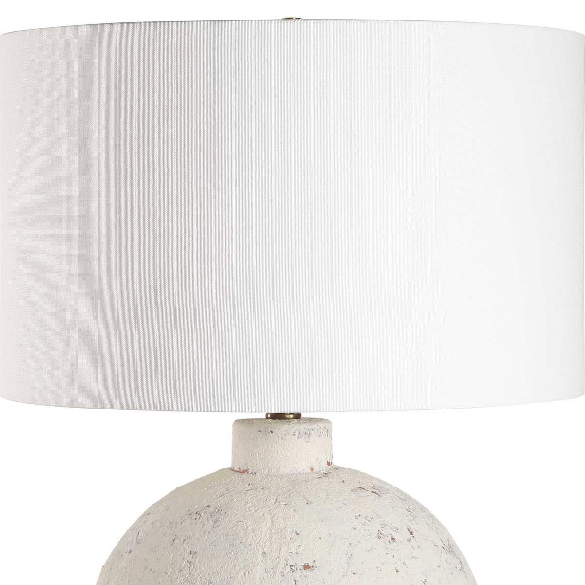 Karena Ivory Table Lamp, by Uttermost, 18" width x 27" height x 18" depth View 6