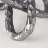 Wilhelm I (Small) 7L x 7W Silver Metal Link Decor Object, Decorative Object by Mercana, 6.69" length x 6.69" width x 6.69" height thumbnail 9