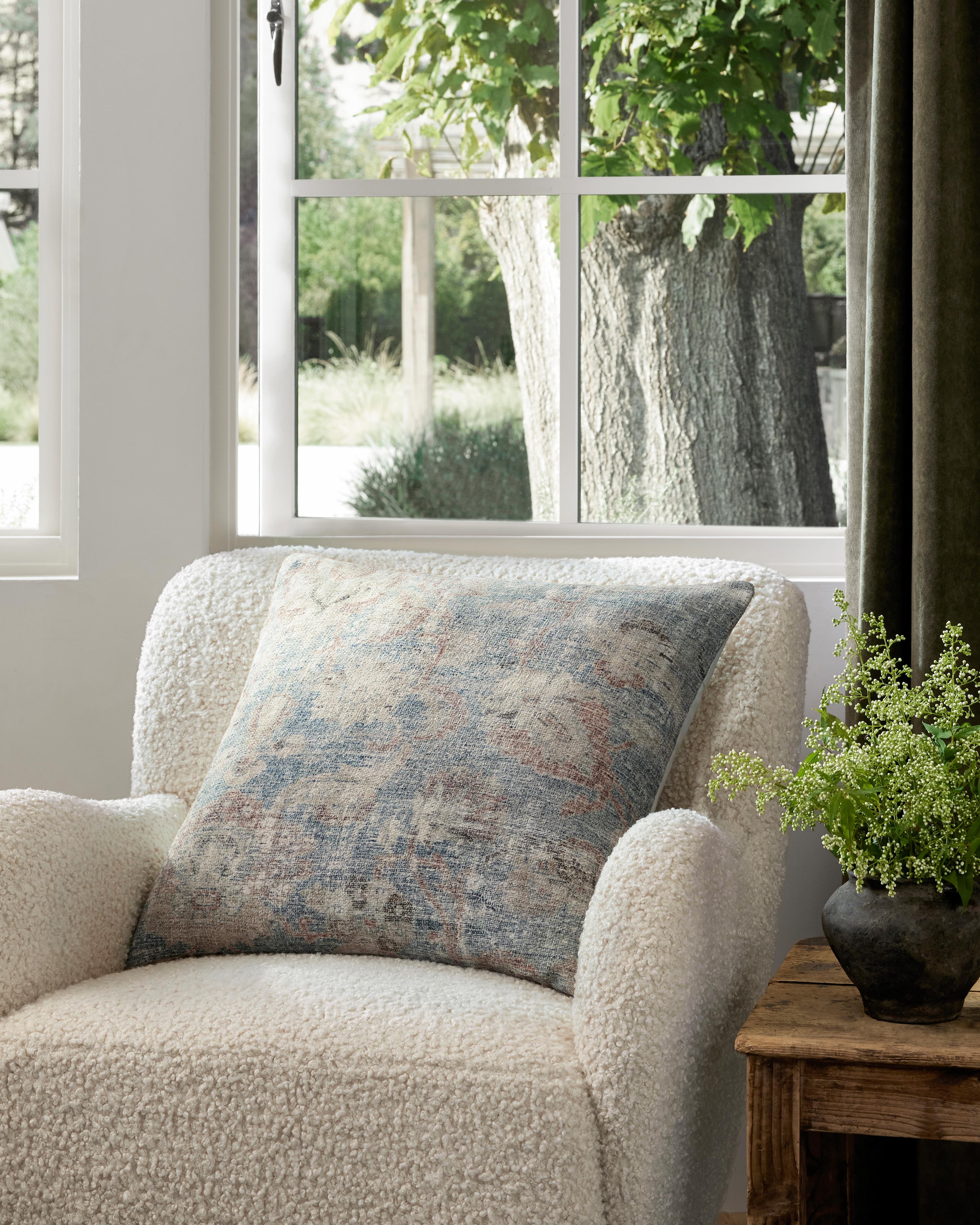 Amber Lewis x Loloi Pillows Pillow, Decorative Pillow, 22" length x 22" width View 2