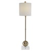 Laton Brass Buffet Lamp, by Uttermost, 9" width x 2'11" height x 9" depth thumbnail 1