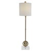 Laton Brass Buffet Lamp, by Uttermost, 9" width x 35" height x 9" depth thumbnail 1
