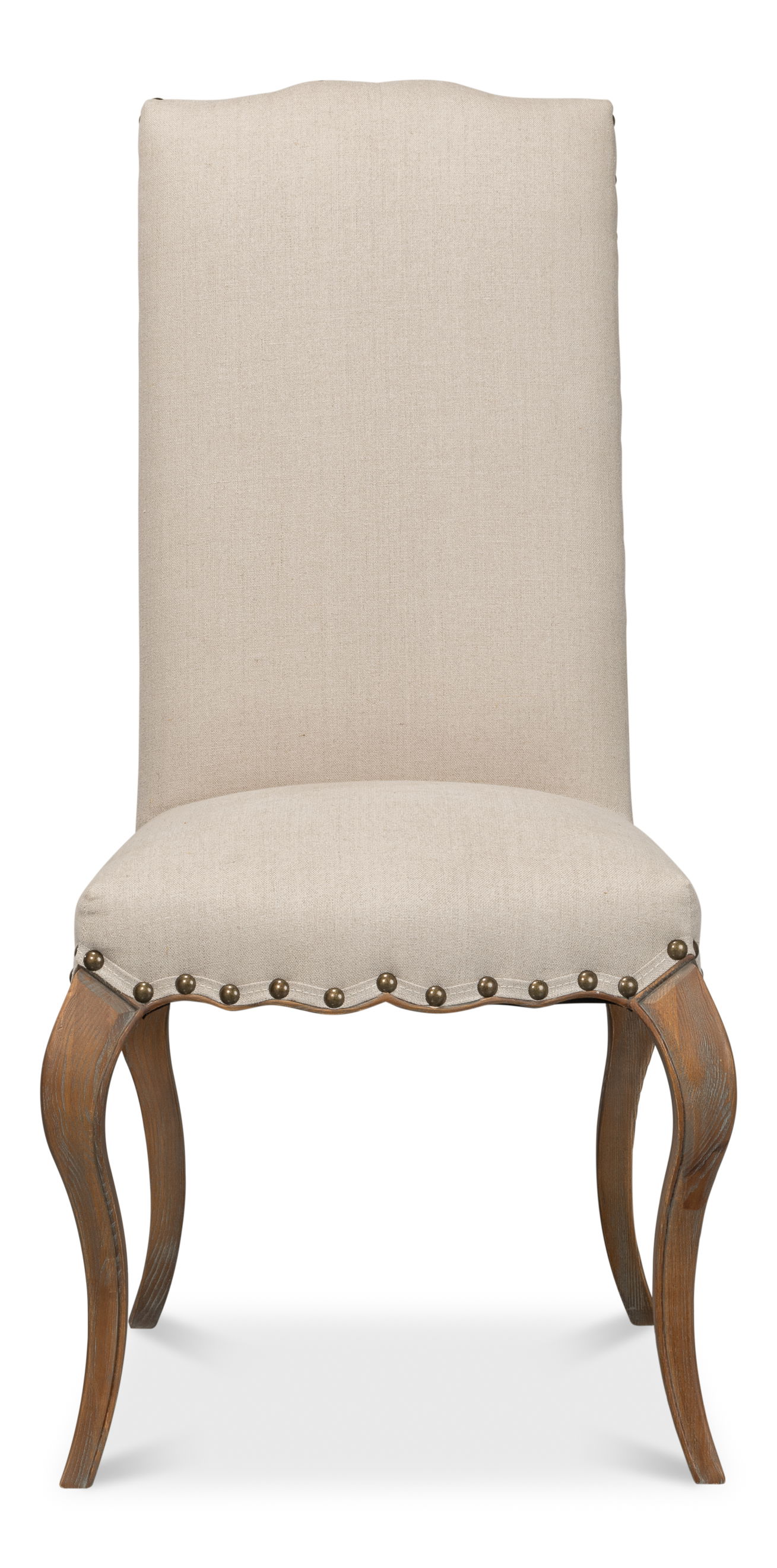 Thorne Side Chair, Beige, Dining Chair by Sarreid, 20" length x 22" width x 43" height View 2