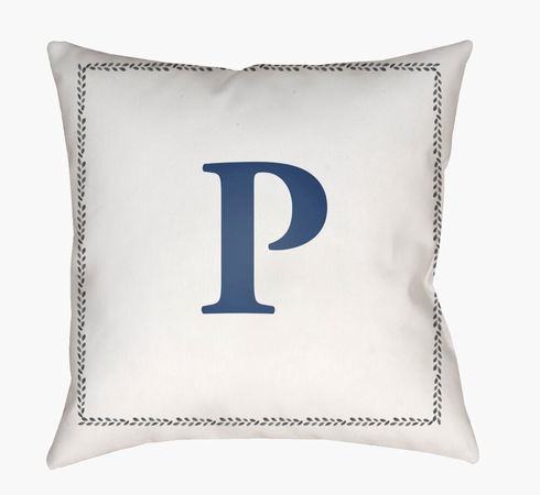 Initials Accent Pillow