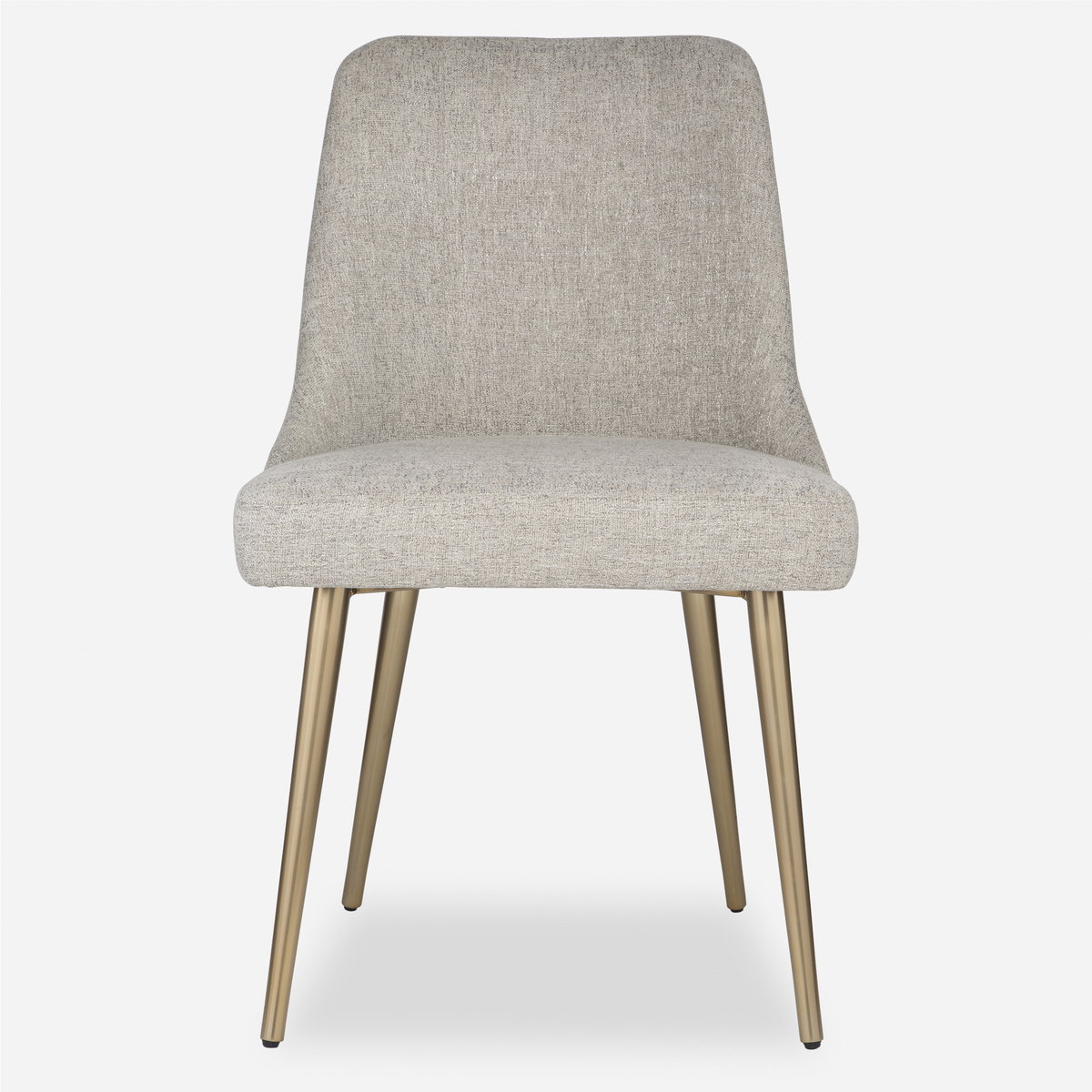 Bramwell Gray Dining Chair, by Uttermost, 21" width x 34" height x 22.5" depth View 1