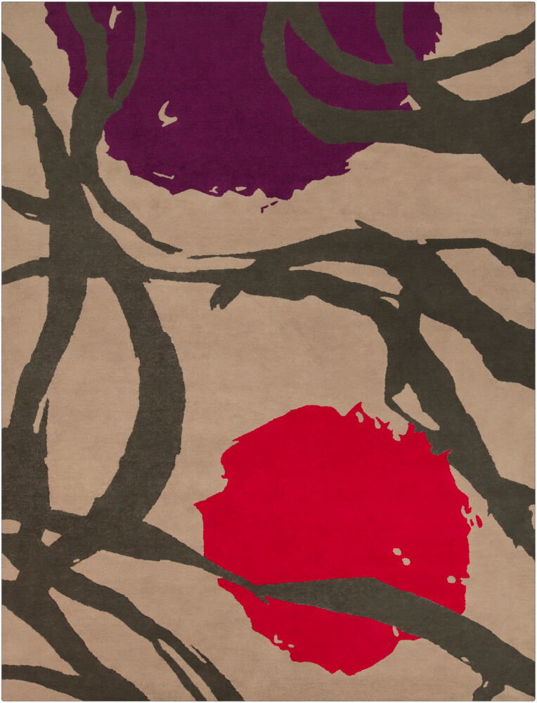 Harlequin Handmade Rug, by Surya, 12' length x 9' width