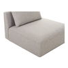 Rosello Slipper Chair Light Grey thumbnail 5