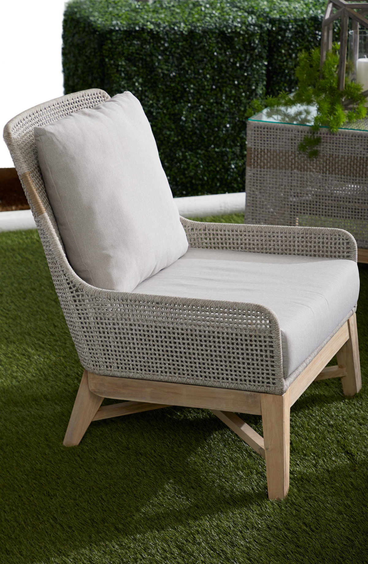 Tapestry Outdoor Club Chair, Accent Chair by Essentials for Living, 29" width x 33" height x 34" depth View 14
