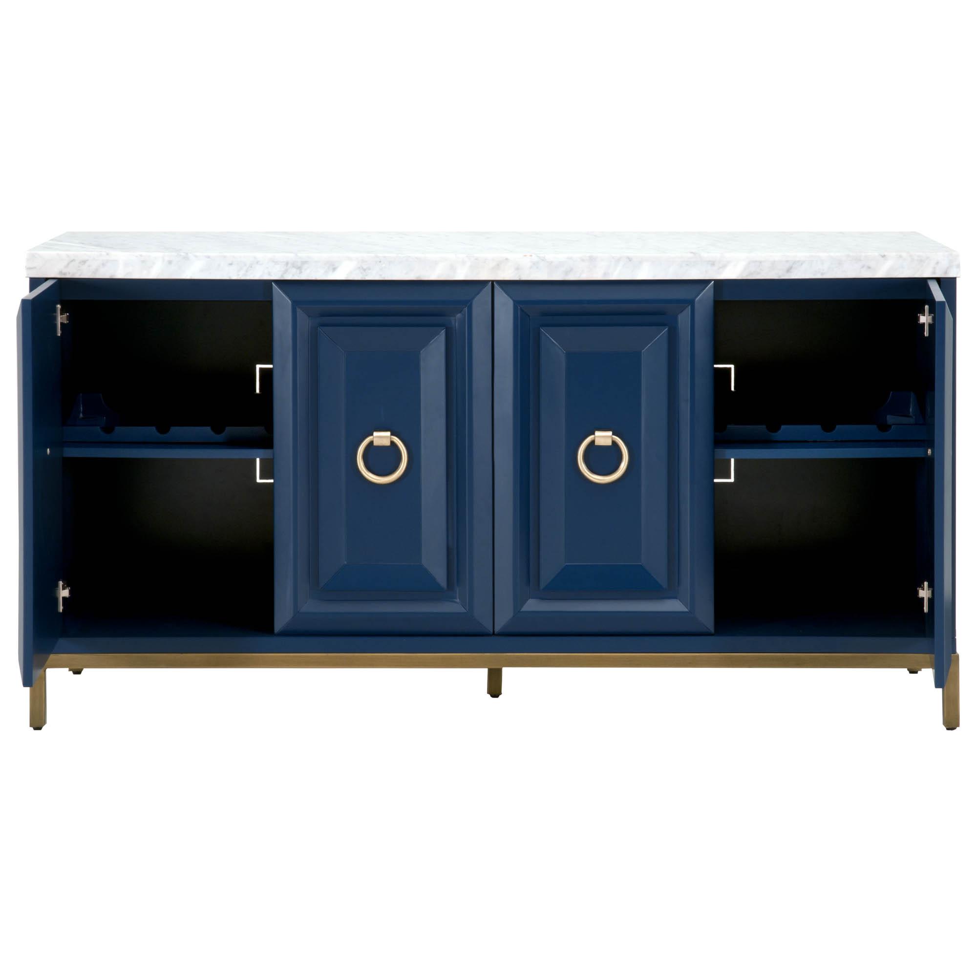 Azure Carrera Media Sideboard, Cabinets & Sideboard by Essentials for Living, 71" width x 36" height x 19" depth View 2