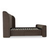 Sophia Queen Storage Bed Brown, by Moe's Home, 6'4" width x 4'7" height x 7'7" depth thumbnail 6