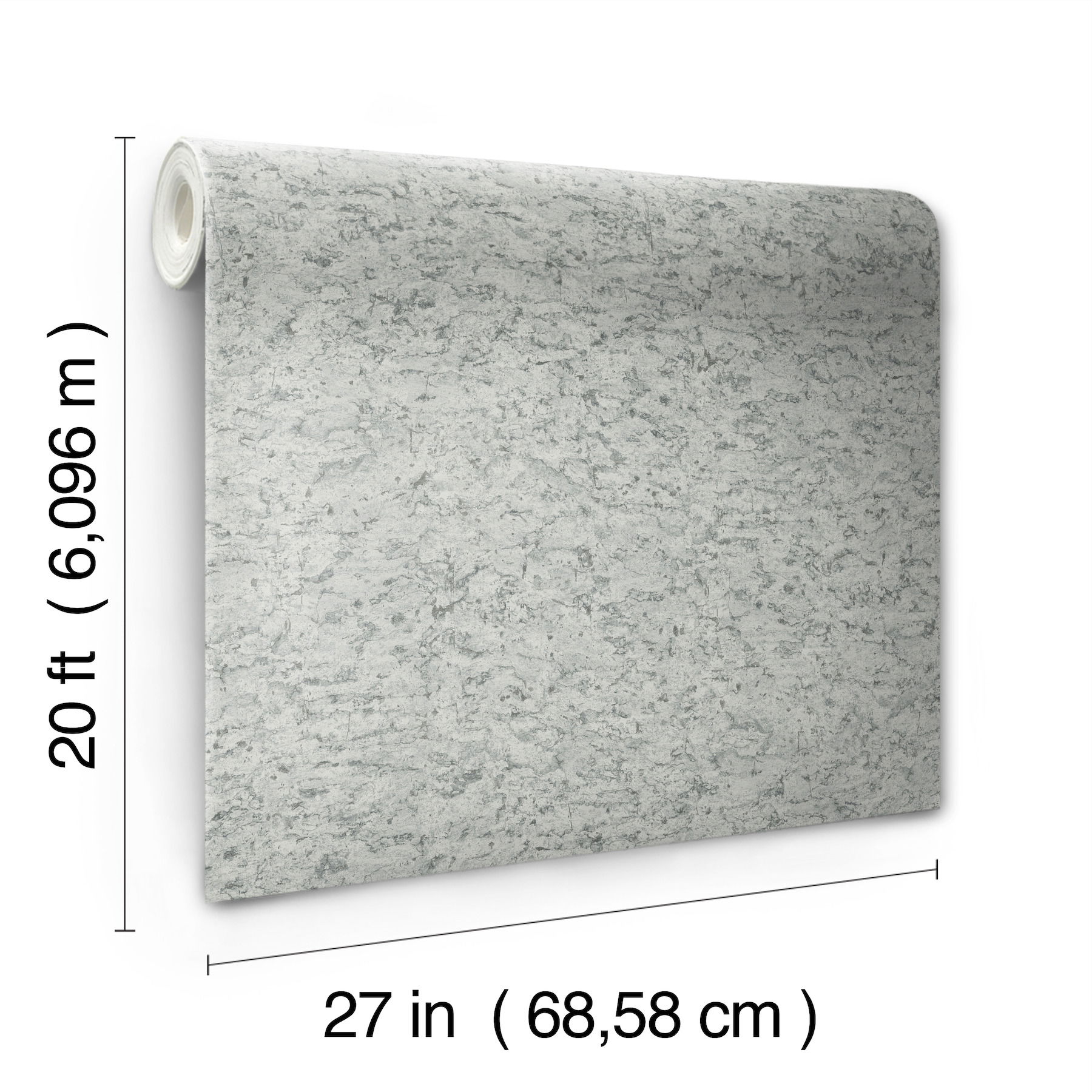 Shimmering Cork Grey Peel & Stick Wallpaper large image 