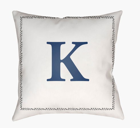 Initials Accent Pillow
