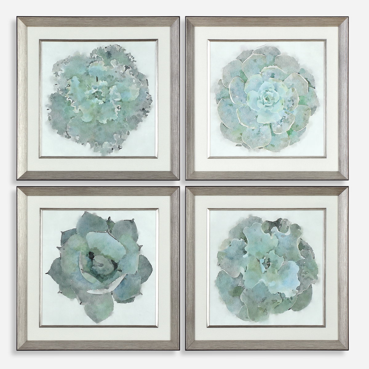 Natural Beauties Botanical Prints Set/4, Painting by Uttermost, 22.12" width x 22.12" height x 2" depth View 1