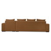 Thomas Right Sectional Rust, Sectional Sofa by Moe's Home, 125" width x 36" height x 41" depth thumbnail 5