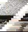 Carrara Horizontal Grey Peel & Stick Wallpaper, by York Wall, 20' length x 2'3" width x 0.02" depth thumbnail 2