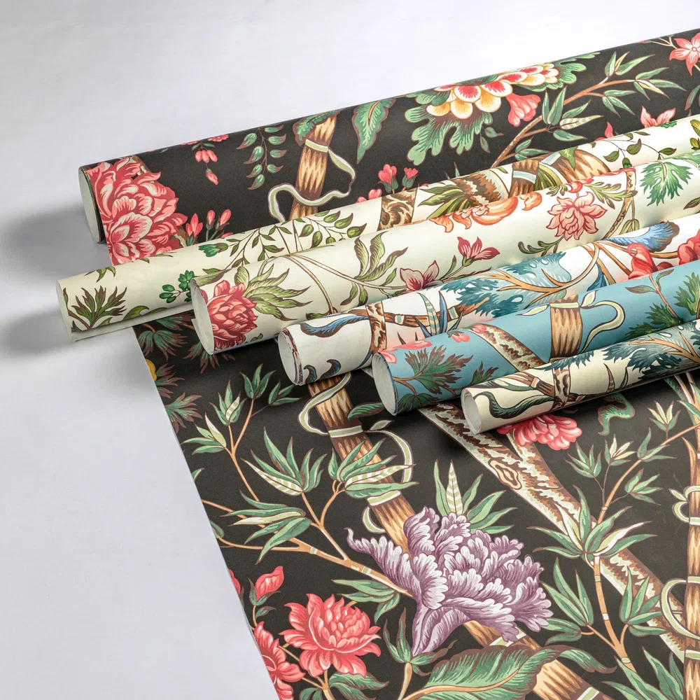 Manoir Luberon 33' L x 27.5' W Wallpaper Roll, by Brunschwig & Fils, 2'3.5" width x 2'9" height View 6