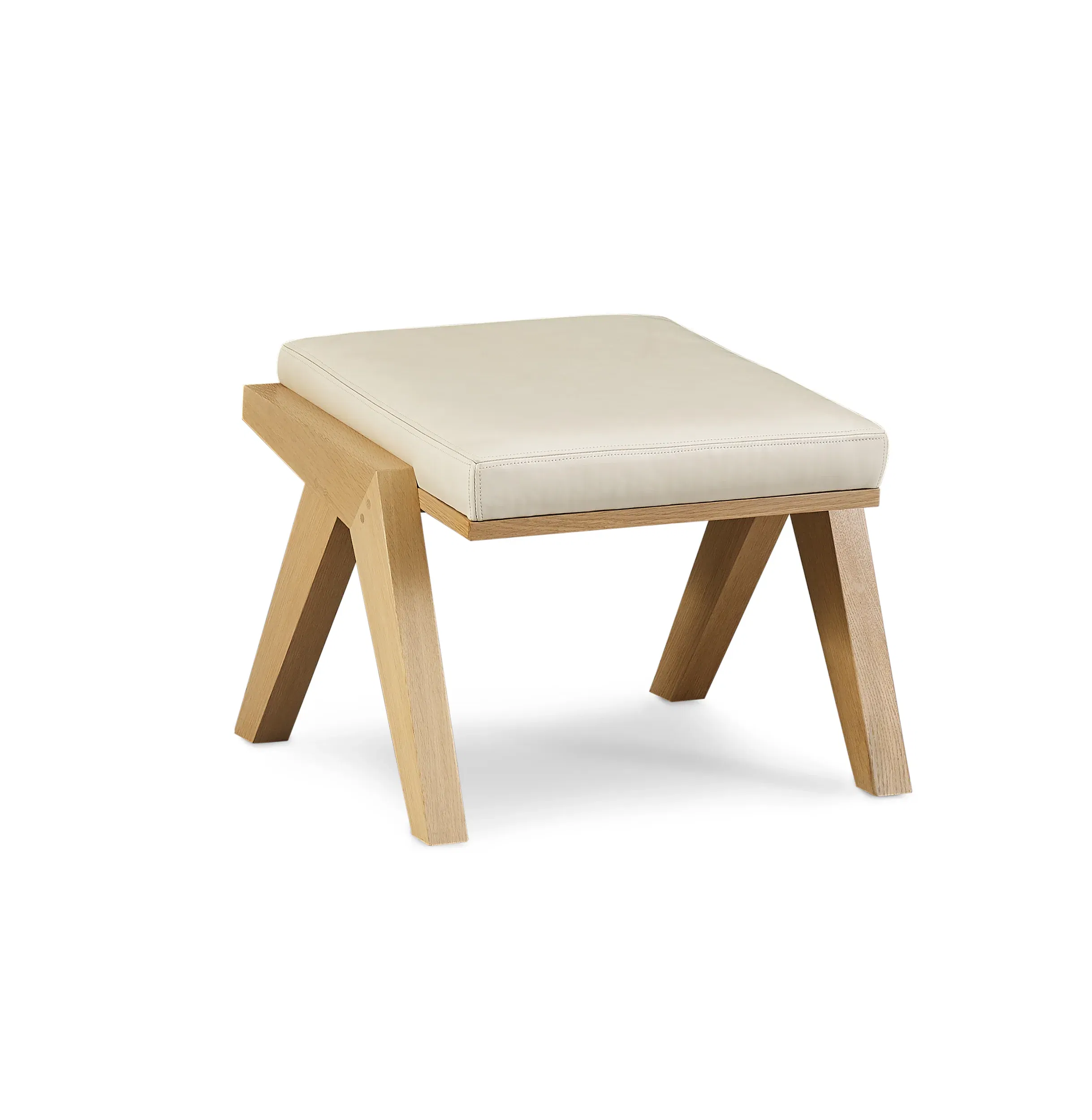 Kepner Ottoman, by Stickley, 21" width x 16.5" height x 20.5" depth