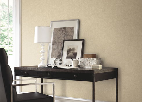 Well Suited Beige Wallpaper