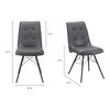 Morrison Side Chair Grey- Set Of Two thumbnail 9