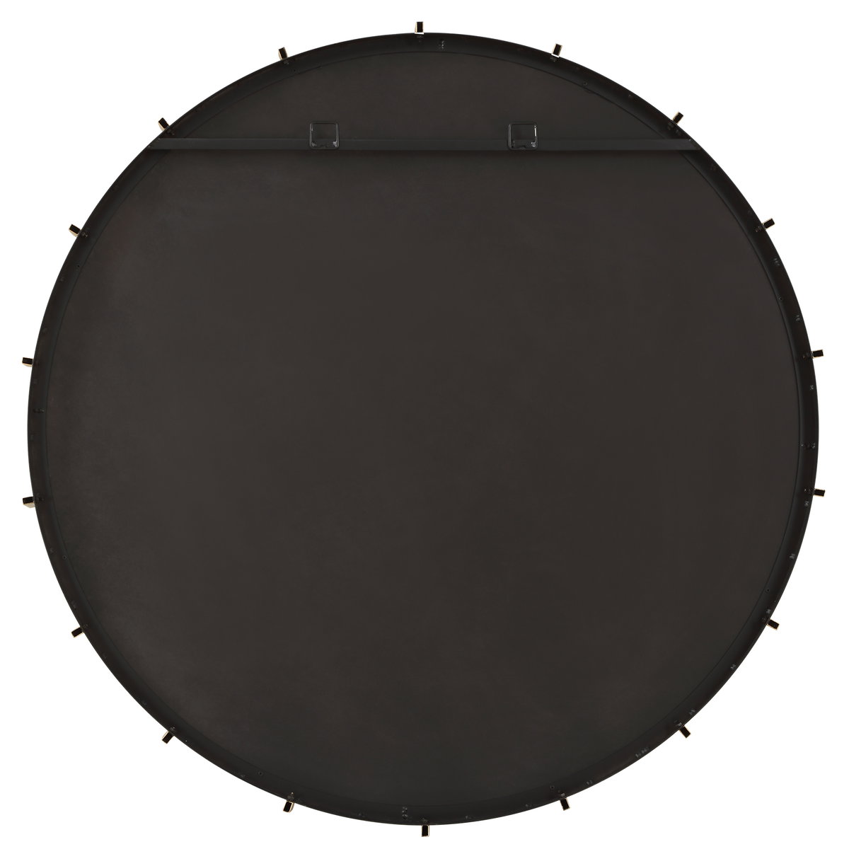 Pali Industrial Round Mirror, by Uttermost, 3'7.11" width x 3'7.11" height x 2.56" depth View 8