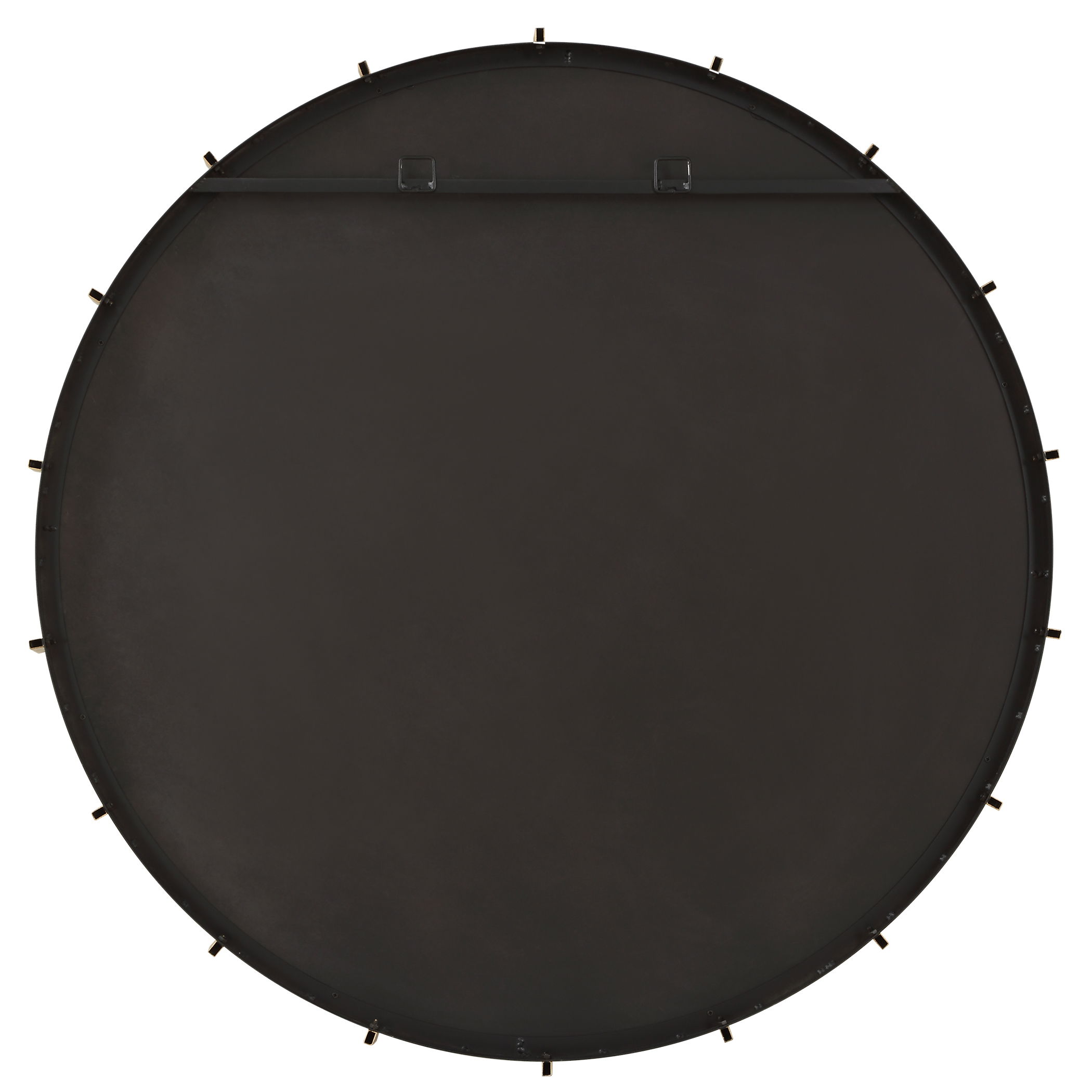 Pali Industrial Round Mirror, by Uttermost, 43.11" width x 43.11" height x 2.56" depth View 8