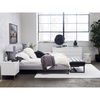 Wyatt Leather Bench Black thumbnail 6
