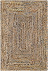 Trenzado Handmade Rug, by Surya, 1'6" length x 1'6" width thumbnail
