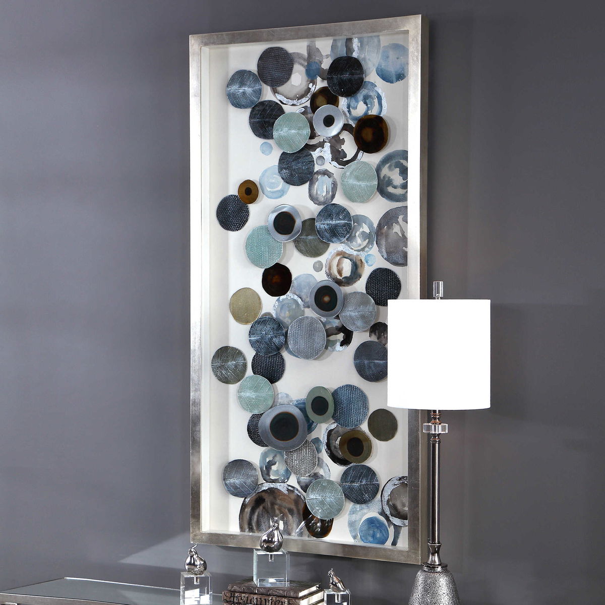 Kella Modern Shadow Box, Art by Uttermost, 58.5" width x 28.5" height x 2.2" depth View 5