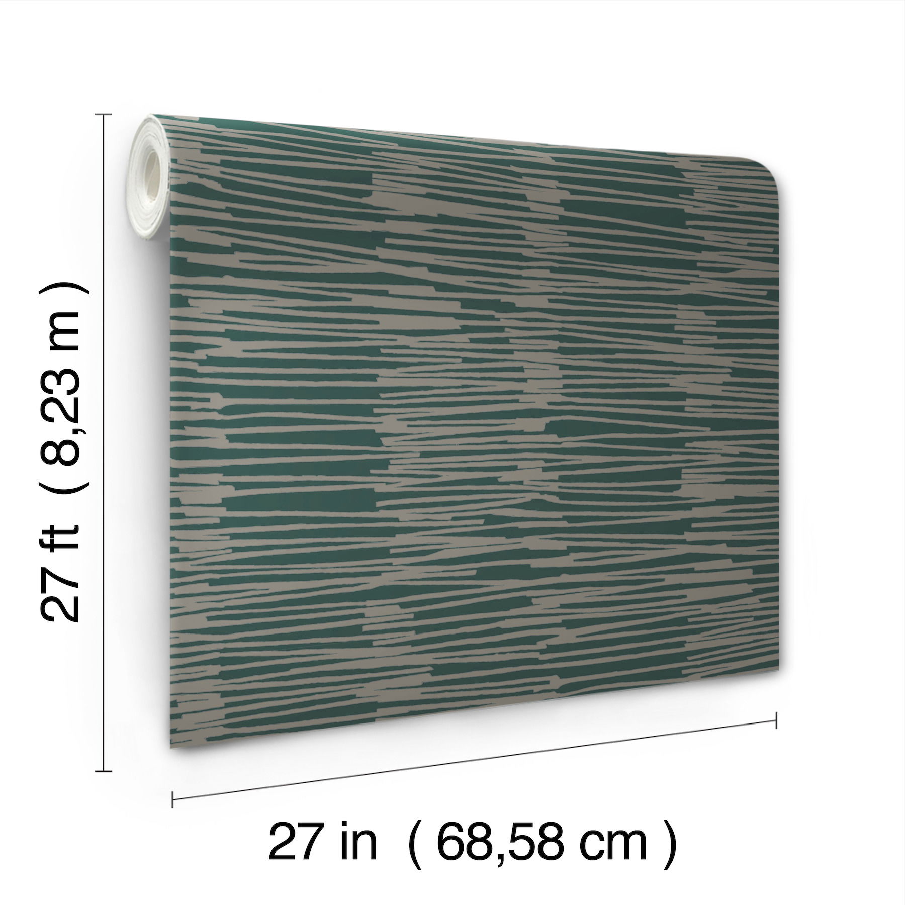 Water Reed Thatch Forest & Silver Wallpaper large image 