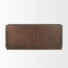 Swanson Dark Brown Wooden Scalloped Sideboard thumbnail 5