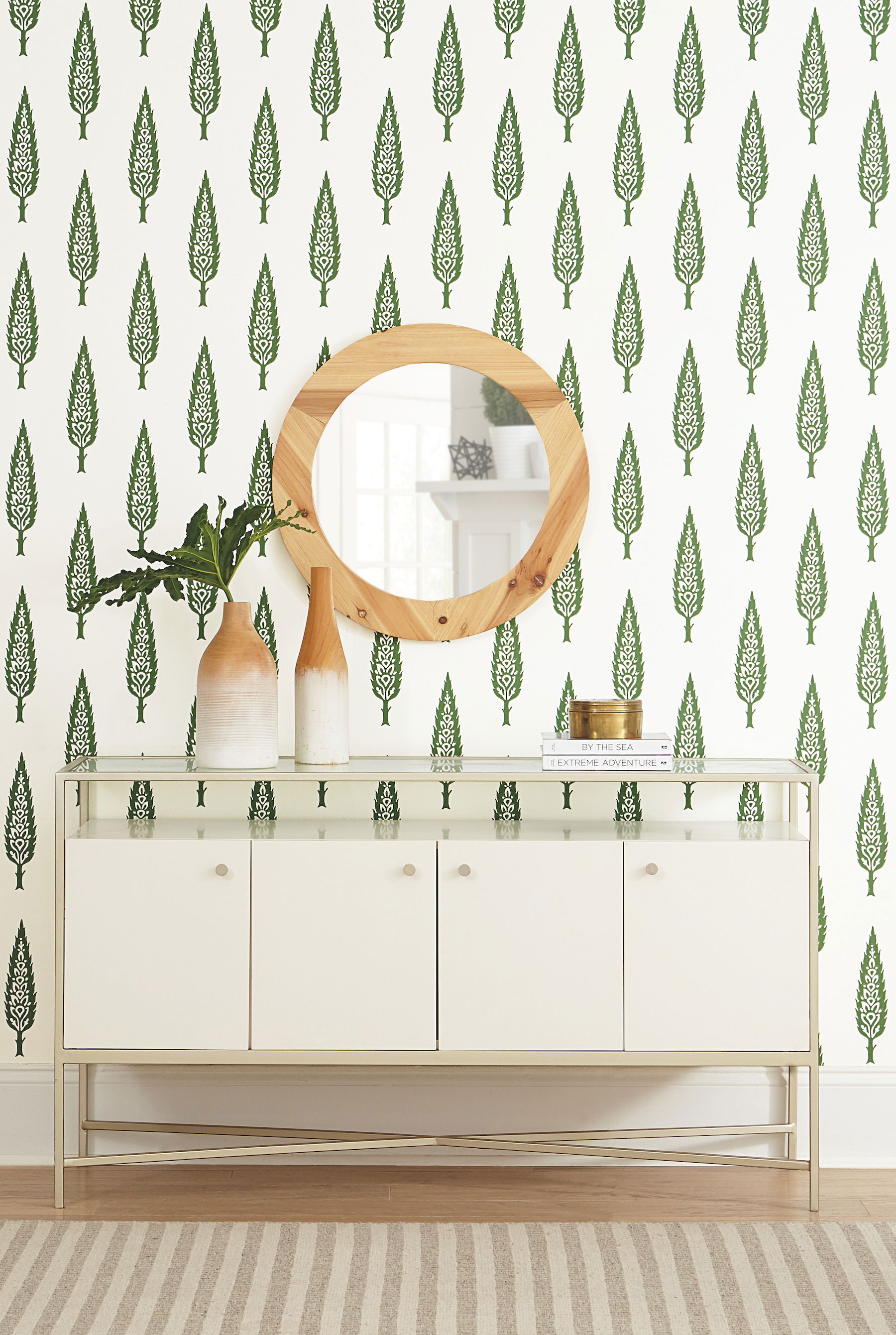 Juniper Tree Green Wallpaper large image 