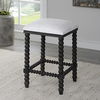 Pryce Black Backless Counter Stool thumbnail 9