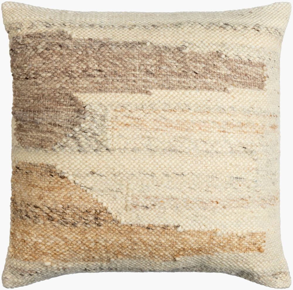 Deccan Traps Accent Pillow, Decorative Pillow by Surya, 22" length x 22" width